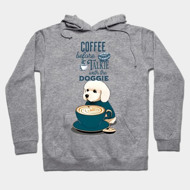 Coffee before Talkie Hoodie by Cheeky BB